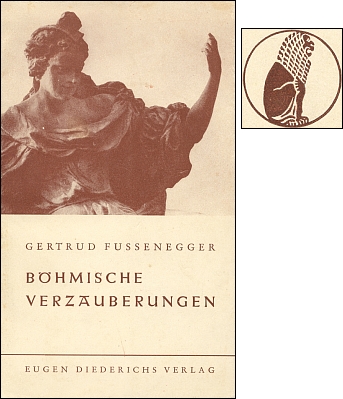 Obálka (1944) knihy o jejích "českých okouzleních", kterou věnovala památce matky, která se týká jen "protektorátního" vnitrozemí, je poznamenána ještě nacistickým přesvědčením a vyšla v Jeně v nakladatelství Eugen Diederichs s charakteristickým stylizovaným lvem ve znaku