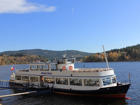 Od roku 2012 je součásti lipenské flotily Rosenberger Lipno Line i loď Adalbert Stifter