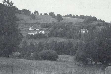 Rodné Krejčovice v roce 1945 a 1986