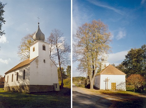 Renovovaná kaple Svaté Rodiny v Hartunkově