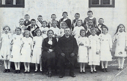 První přijímání v Boleticích 1937