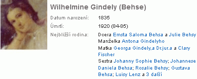 Manželčin záznam na genealogickém webu