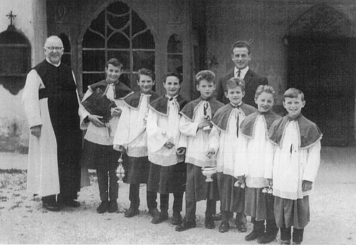 S kostelníkem a ministranty, Stiwoll 1963