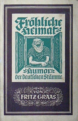 Obálka knihy v nakladatelství "Die blaue Blume", Bad Wildungen (ca. 1947)