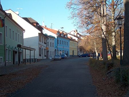 Dnešní podoba místa, kde stával dům Greiplových