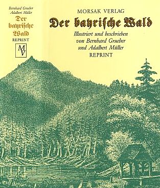 Obálka reprintu jeho knihy v nakladatelství Morsak, Grafenau (1993) se zpodobením hory Roklan (viz i Adalbert von Müller)