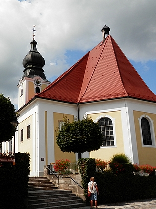Farní kostel sv. Michaela v Röhrnbachu, místo jeho svatby