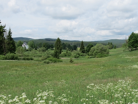 Pohled na Pohoří na Šumavě v roce 2013