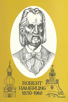 Obálka (1980) pamětní publikace ke 150. výročí autorova narození vydané Hamerlinggemeinden des Waldviertels