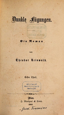 ... a titulní strana původního vydání (1862)