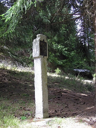 Boží muka v zaniklé rodné obci