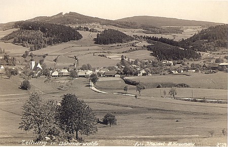 Jiný pohled na Cetviny, pohlednice, foto Josef Seidel (viz i Robert Böhmdorfer, Katharina Plodeková a Gerta Schöllhammerová)