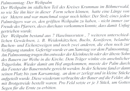 "Der Weihpalm" s jejím popisem, v podstatě shodným s textovou ukázkou v českém překladu