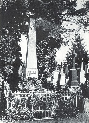 Stifterův hrob na hřbitově sv. Barbory v Linci