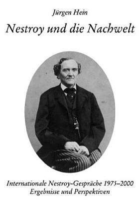 Obálka (2000) paperbackového vydání jeho titulu o Nestroyovi