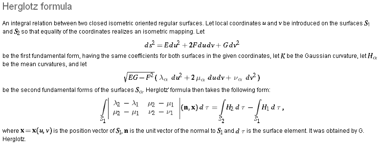 Jeho věta v matematické encyklopedii