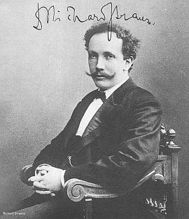Richard Strauss, tvůrce opery "Růžový kavalír" na Hofmannsthalovo libreto...