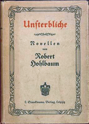 Obálka sbírky jeho novel vydané v Lipsku v nakladatelství L. Staackmann (1919)