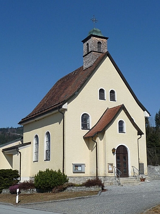 Kostel sv. Rodiny v rodném Unterzwieselau