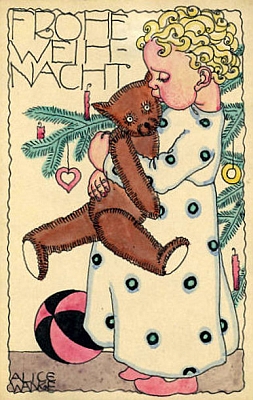 Ukázky z díla rakouské ilustrátorky dětských knih Alice Wankeové (1873-1936)
