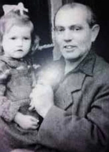 S dcerou Dietlinde, narozenou 24. února 1944 v protektorátních Budějovicích