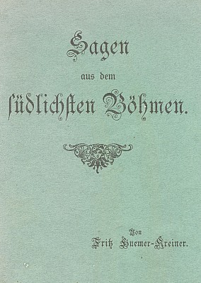 Obálka (1938) jeho knihy, kterou vydal Deutscher Böhmerwaldbund v Českých Budějovicích