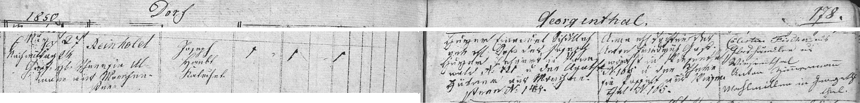 Záznam o jeho narození v křestní matrice Jiřetína pod Bukovou