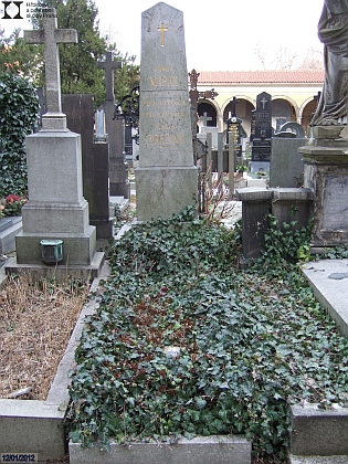 Rodinný hrob na Vinohradském hřbitově