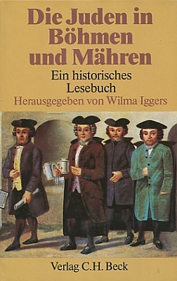 Obálka (1986) historické čítanky o Židech v Čechách a na Moravě, kterou sestavila