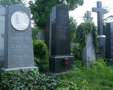 Hrob na vídeňském Ústředním hřbitově
