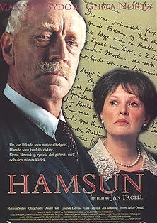 Plakát k filmu Hamsun (1996) v němž hrál roli Adolfa Hitlera (viz i Anton Langl)