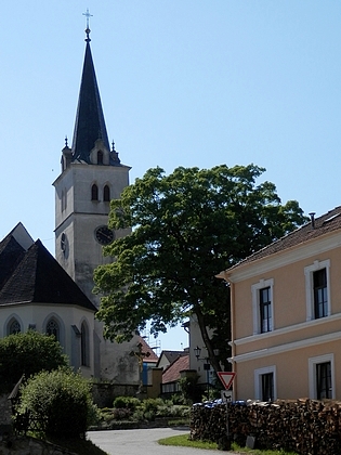 Kostel sv. Vavřince v Přídolí, kde začínal jako kaplan