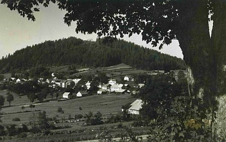 České Žleby na pohlednici Josefa Wolfa