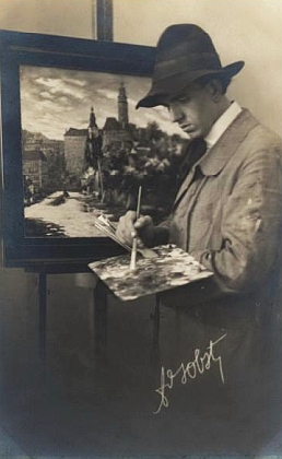 ... a jako madý malíř