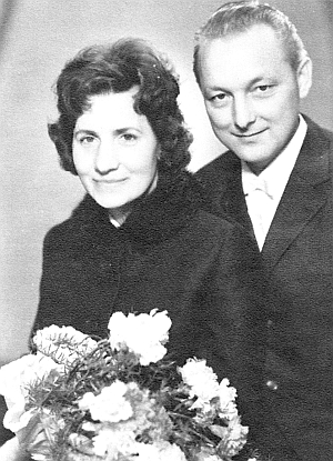 Svatební fotografie Theresie a Josefa Nachlingerových