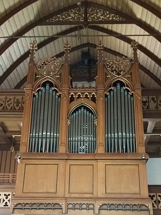 Varhany v kostele sv. Vavřince v Přídolí