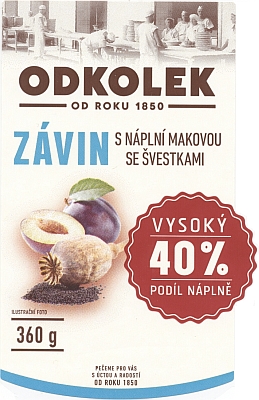 Občas si kupuju skvělý závin pražské firmy Odkolek, jejíž jméno vstoupilo i do světoví literatury Kafkovou povídkou "Starost hlavy rodiny" ("Die Sorge des Hausvaters") a Urzidilovou prózou "Od Odkolka k Odradkovi" ("Von Odkolek zu Odradek") ze souboru "Kde údolí končí" ("Wo das Tal endet")