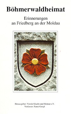 Obálka sborníku (1990) vydaného nakladatelstvím Glaube und Heimat s jeho nářečními verši