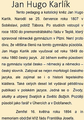 O něm na stránkách přílohy diplomové práce o významných osobnostech německých škol v Plzni, podané na tamní Západočeské univerzitě roku 2019 Klárou Tisotovou