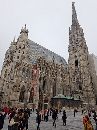 Svatoštěpánský dóm ve Vídni na snímcích z roku 2023