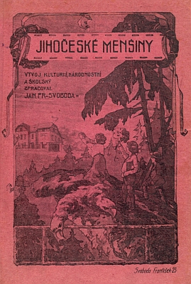 Obálka (1925) knihy "Jihočeské menšiny"