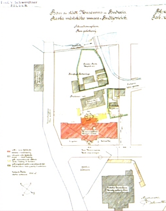 Schwerdtnerovy nákresy a plány muzea