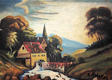 Jeho kresby a obrazy