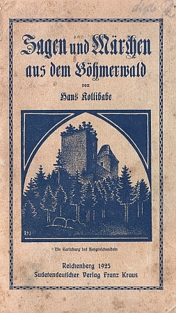 Obálka knižního vydání této sbírky z roku 1925 (Sudetendeutscher Verlag Franz Kraus, Liberec)