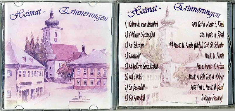 Vzpomínky na domov ve zvukovém záznamu (obálka CD)