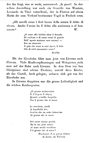 Titulní list její knihy (1861) a ukázka jedné ze stránek