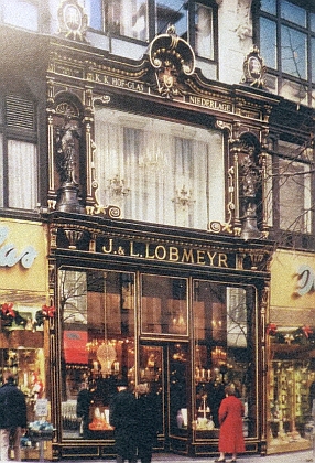 Lobmeyrův obchod na vídeňské Kärtnerstraße