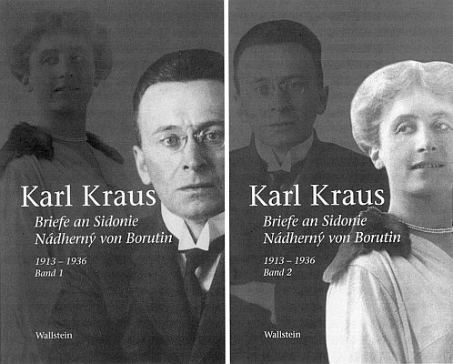 Obálky dvou dílů vydání jeho korespondence se Sidonií Nádhernou von Borutin
z let 1913-1936 z nakladatelství Wallstein v Göttingen