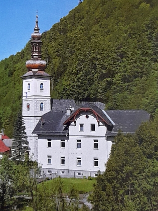 Farní a poutní kostel "Maria im Schatten" v hornorakouském Lauffen, kde zemřel