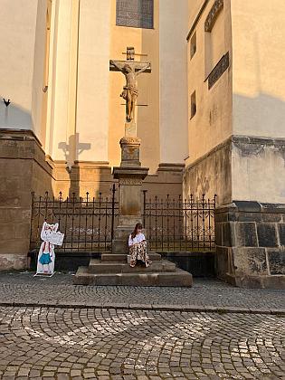 Olomoucký kostel sv. Michala, kde byl pokřtěn